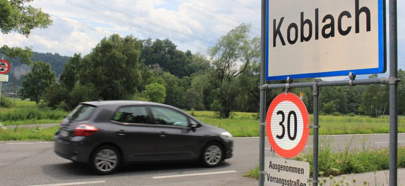 Geschwindigkeit runter - Lebensqualität rauf: Tempo 30 auf Koblachs Gemeindestraßen