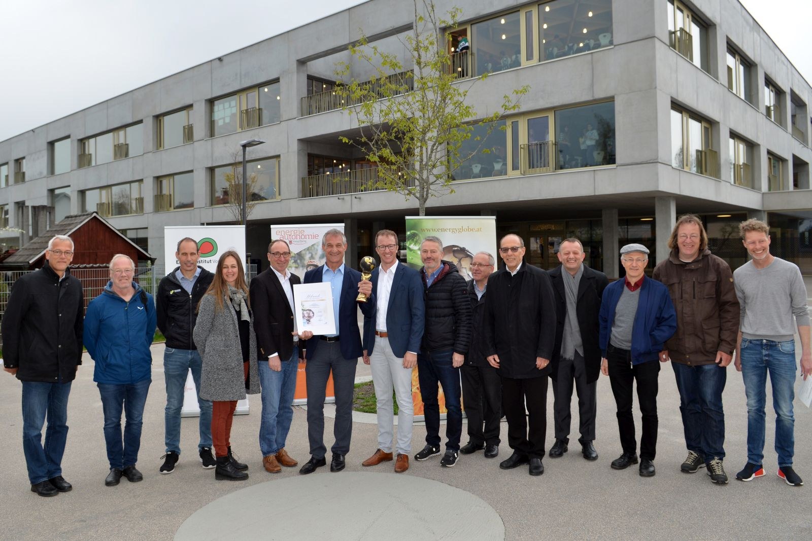 Der Energy Globe Vorarlberg 2019 geht an die Stadt Bregenz für den Gut-Geh-Raum vor der Schule Schendlingen. Bildnachweis: Alexandra Serra