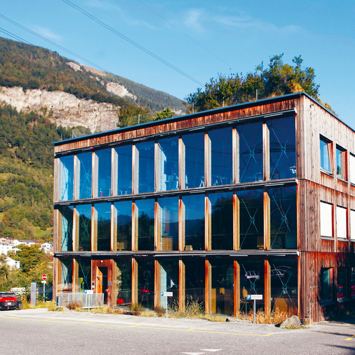 Das Gewerbehaus Gasser in Chur (CH) - Bildnachweis Josias F. Gasser