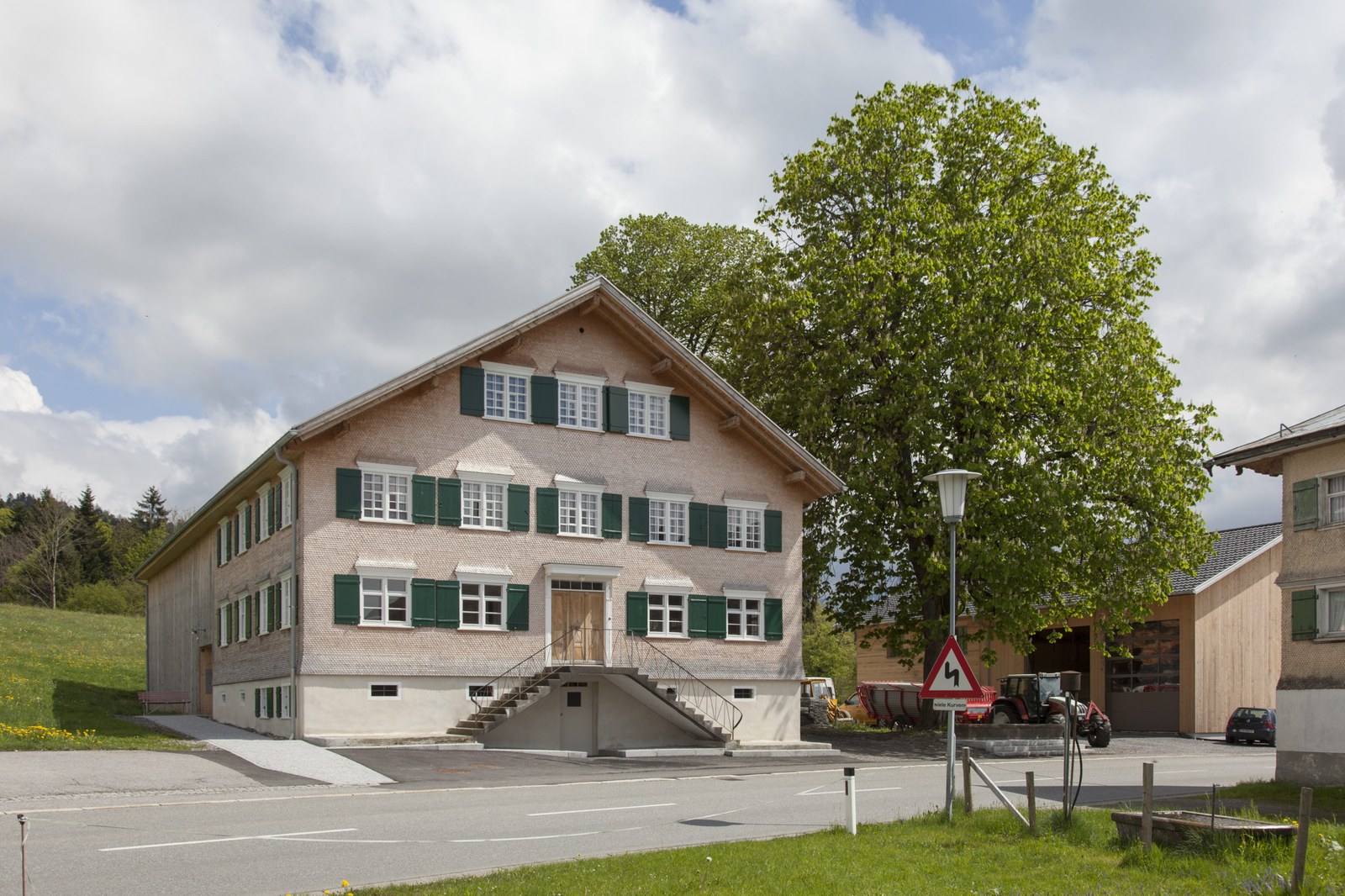 Gasthaus Adler in Langenegg nach der Sanierung. Bildachweis: Christian Grass