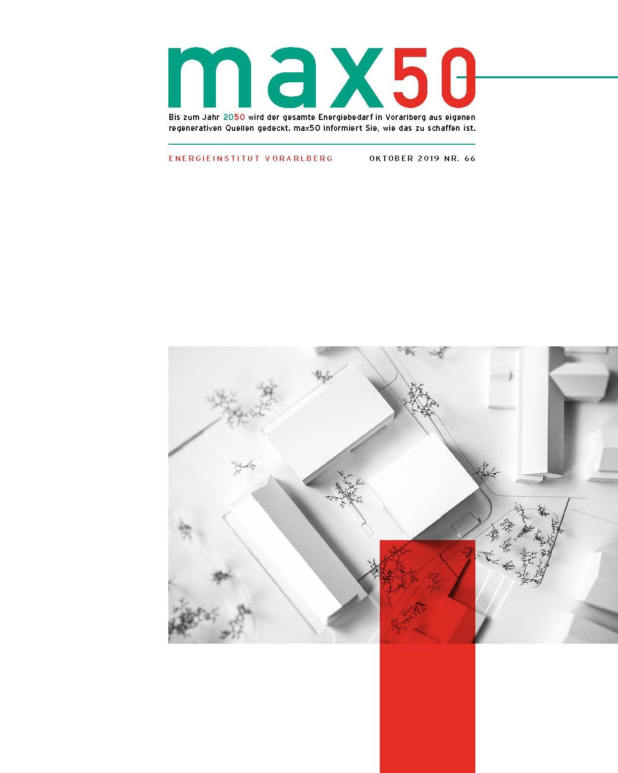 max50 - die Zeitschrift des Energieinstitut Vorarlberg