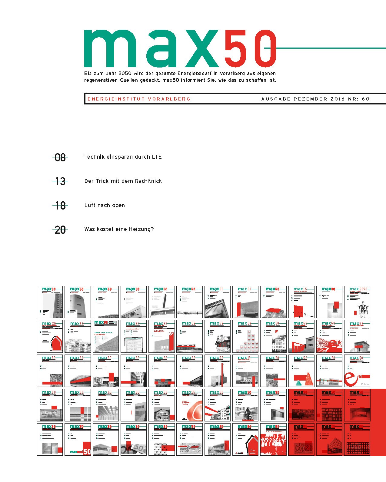 max50 - die Zeitschrift des Energieinstitut Vorarlberg