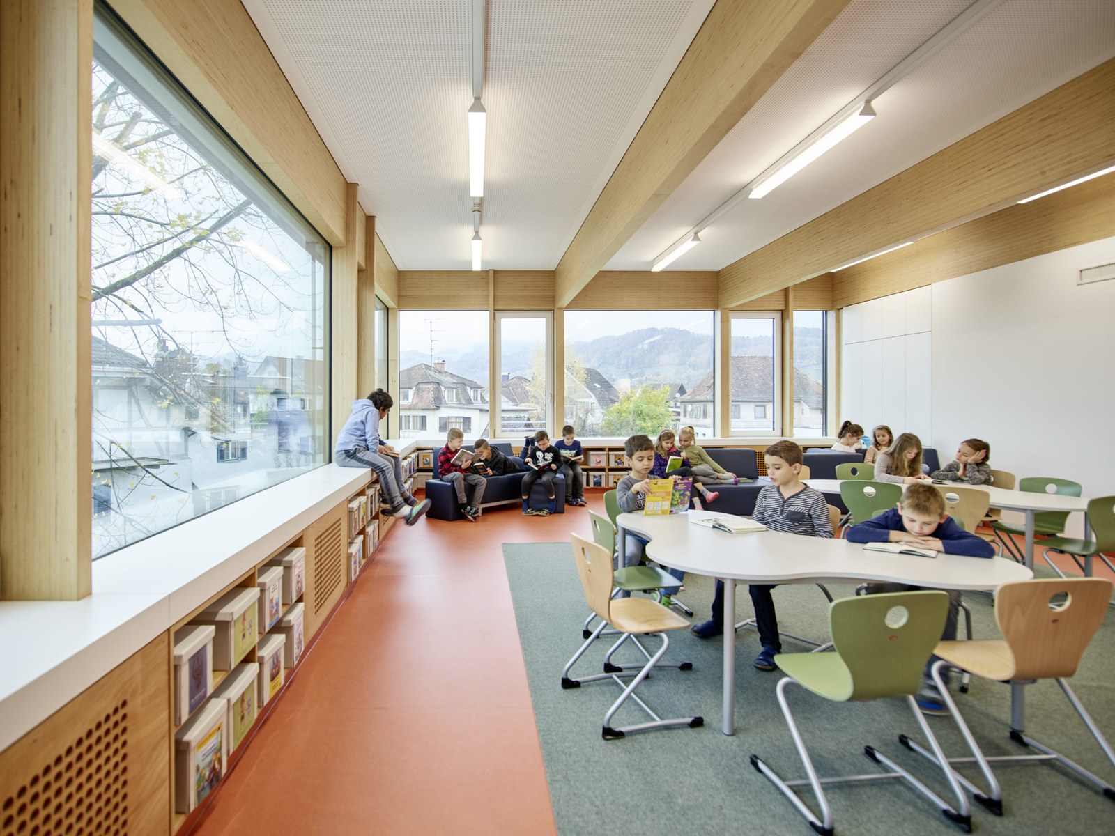 Volksschule Rheindorf, Lustenau, Klassenraum, CR Caroline Begle