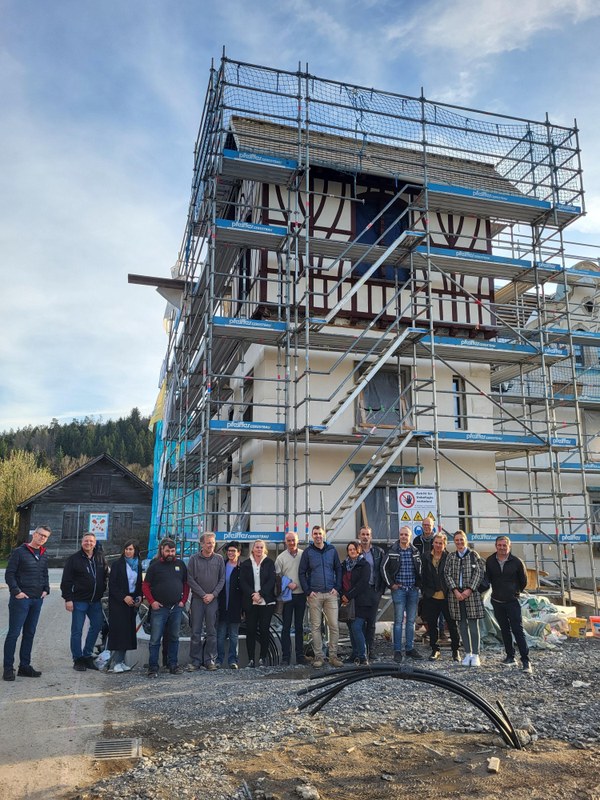 Partnerbetriebe beim Rundgang durch Rankweil